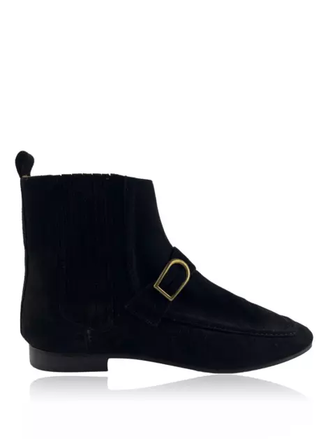 Bota Isabel Marant Camurça Preta