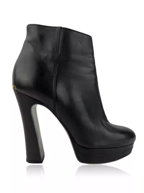 Bota Just Cavalli Couro Preto