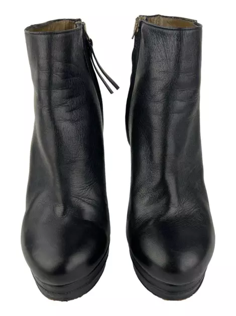 Bota Just Cavalli Couro Preto