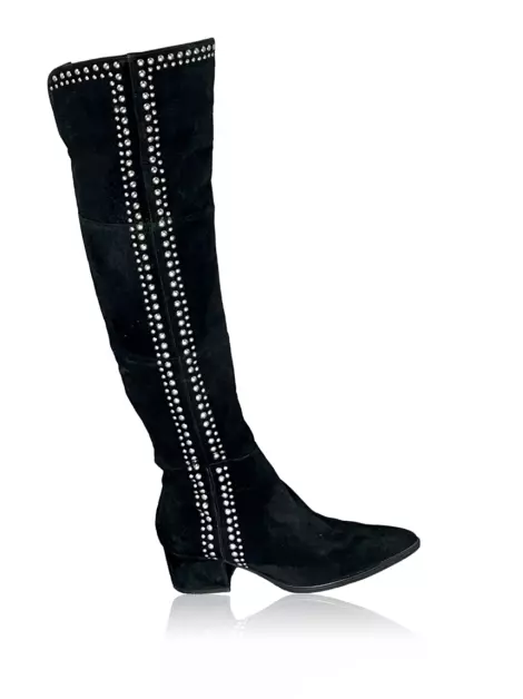 Bota Luiza Barcelos Over The Knee Preta