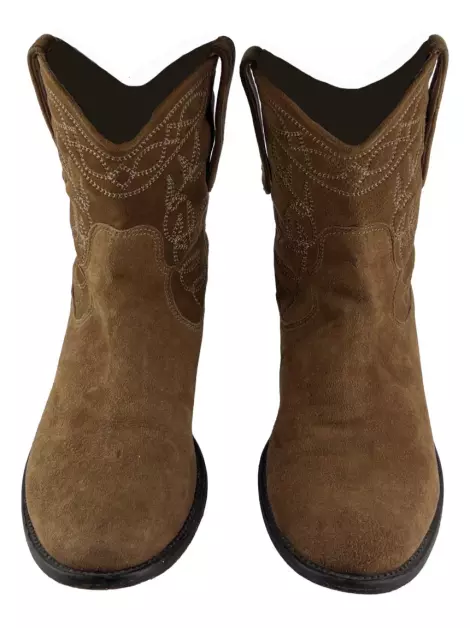 Bota Luiza Barcelos Western Marrom
