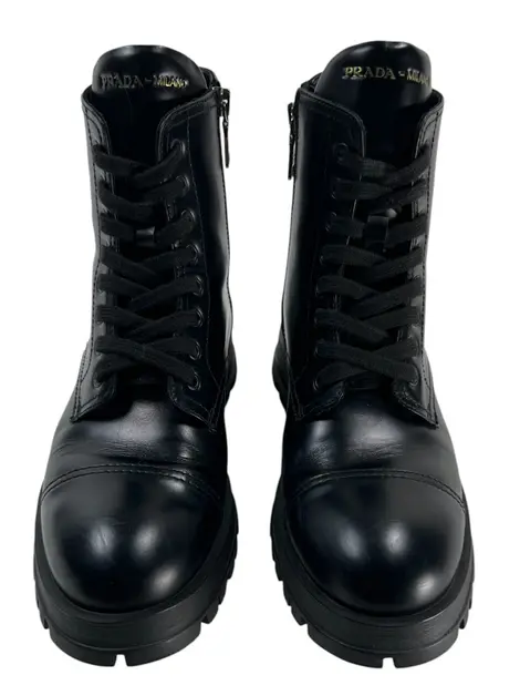 Bota Prada Combat Preta