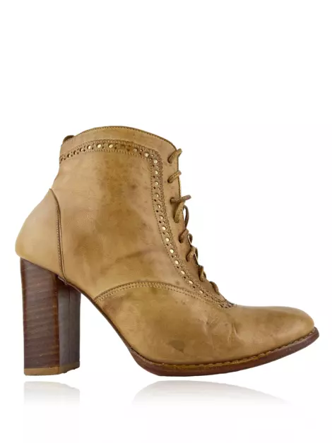Bota Sarah Chofakian Couro Caramelo