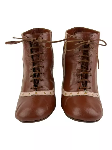 Bota Sarah Chofakian Couro Marrom