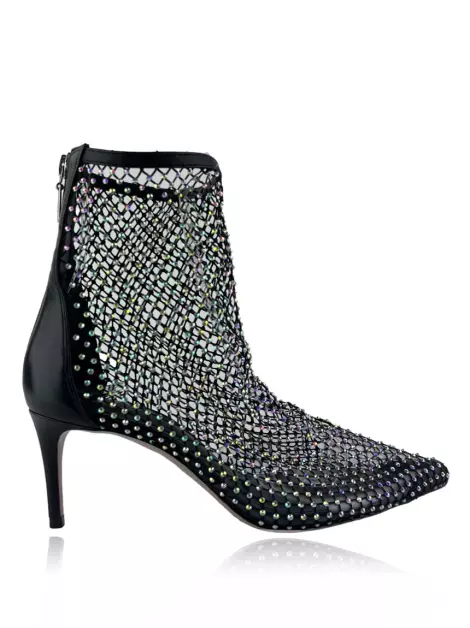Bota Schutz Strass Preto