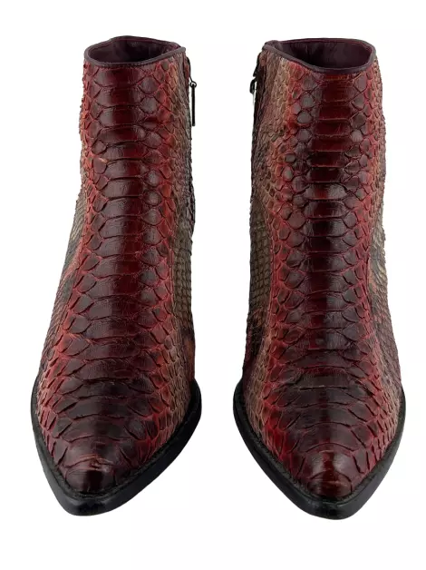 Bota Zeferino Python Vermelho