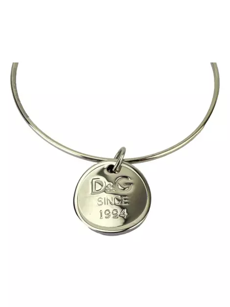 Bracelete D&G Pingente Prateado