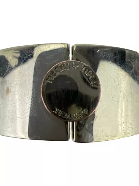 Bracelete Henri Bendel Lock Prateado