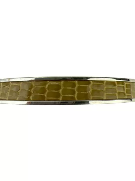 Bracelete Hermès Lizard Bege