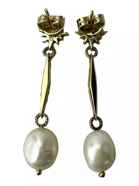 Brinco H.Stern Ouro Nobre 18K com Diamantes e Pérolas