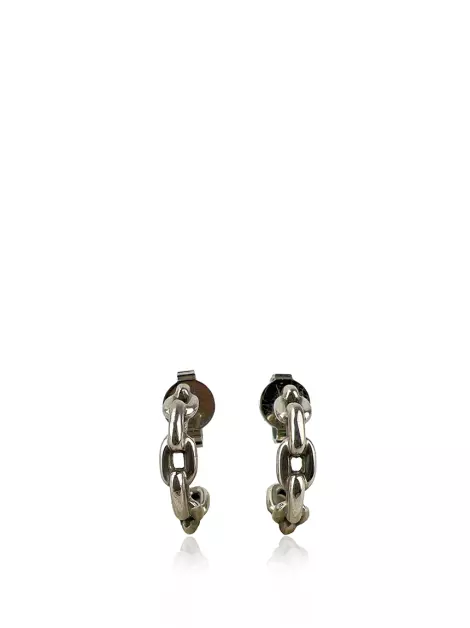 Brinco Jack Vartanian Argola Chain Prateado