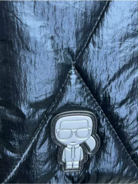 Cachecol Karl Lagerfeld K/Ikonik Puffer Preta