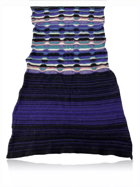 Cachecol M Missoni Tricô Estampado