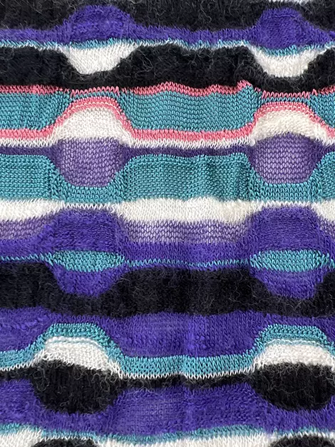 Cachecol M Missoni Tricô Estampado