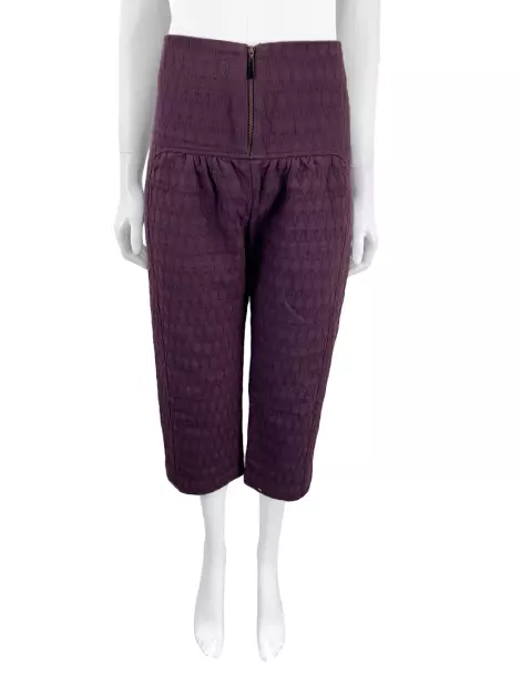 Calça A. Niemeyer TexturizadO Roxo