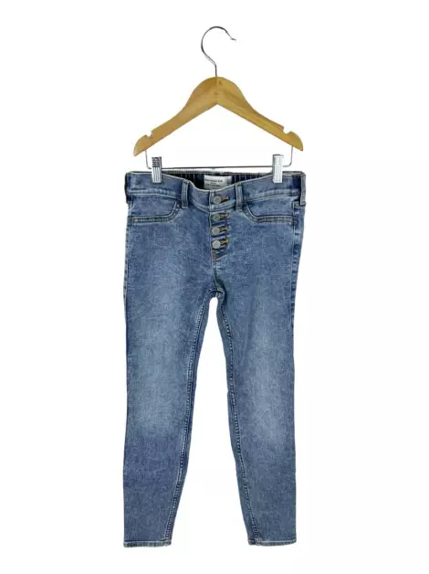 Calça Abercrombie & Fitch Skinny Jeans Azul