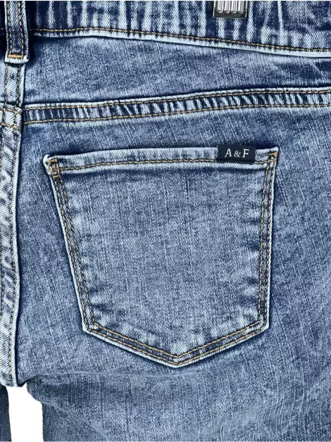 Calça Abercrombie & Fitch Skinny Jeans Azul