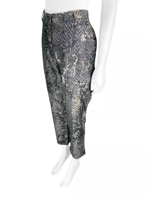 Calça Adolfo Dominguez Texturizado Multicolor
