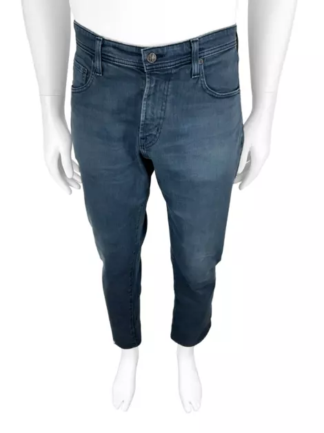 Calça Adriano Goldschmied Jeans Cinza Desbotado
