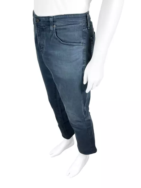 Calça Adriano Goldschmied Jeans Cinza Desbotado