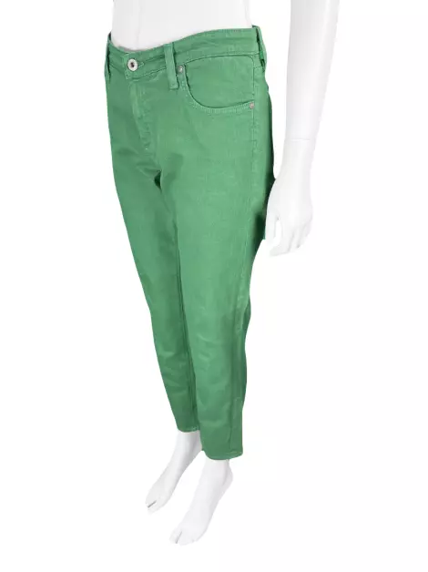 Calça Adriano Goldschmied The Stevie Ankle Verde