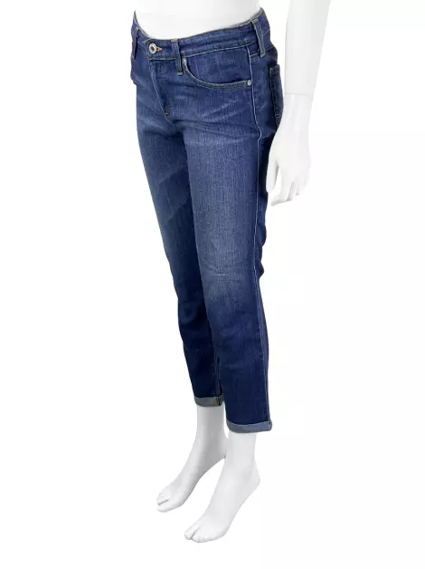 Calça Adriano Goldschmied The Stilt Roll-Up Jeans Azul