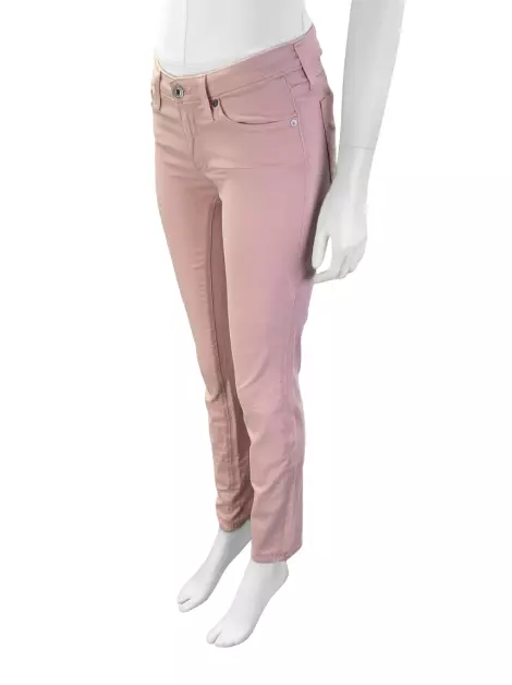 Calça Adriano Goldschmied The Stilt Rosa