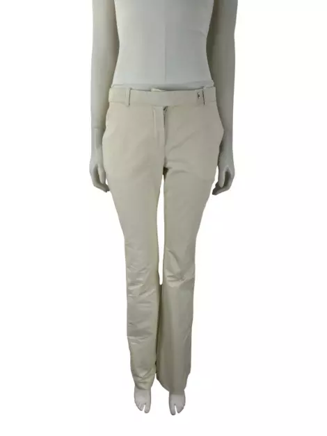 Calça Alexander McQueen Tecido Off White