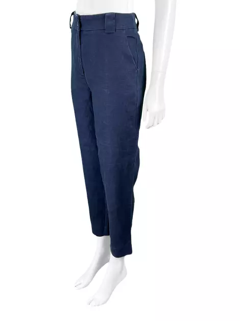 Calça Amissima Linho Azul