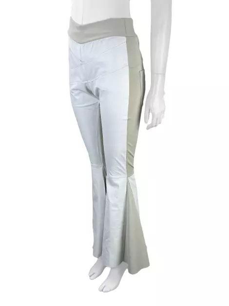 Calça Andrea Bogosian Flare Bicolor