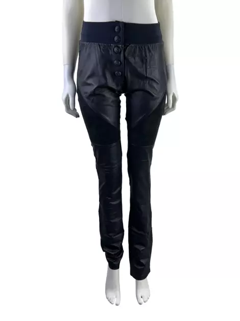 Calça Andrea Bogosian Texturizado Preto