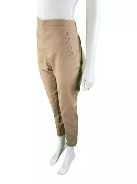 Calça Andrea Marques Reta Tecido Marrom