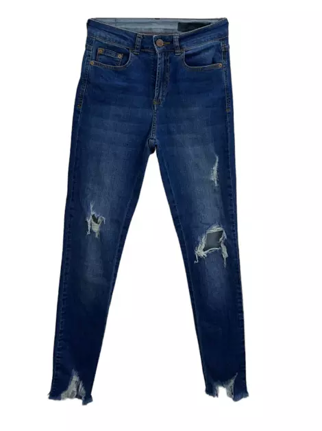 Calça Animale Jeans Destroyed Azul
