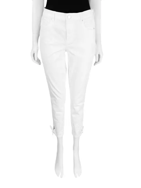 Calça Ann Taylor Jeans The Skinny Crop Branco