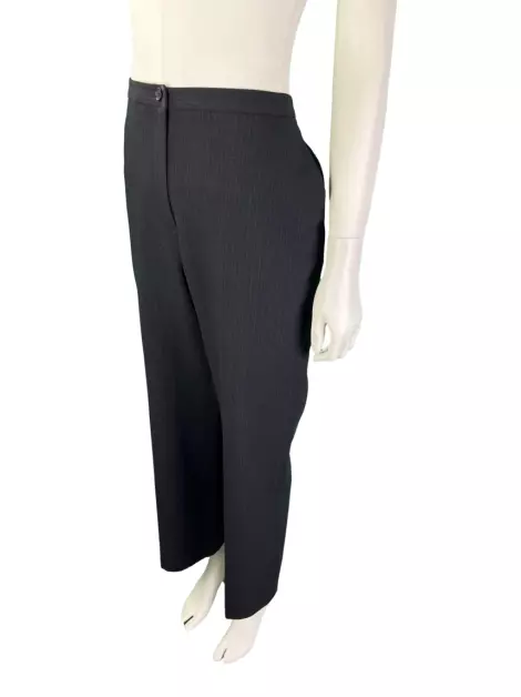Calça Ann Taylor Petite Alfaiataria Preta