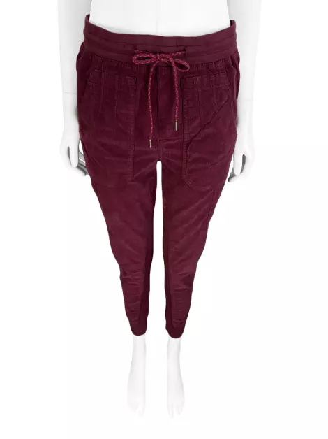 Calça Anthropologie Cotelê Vinho