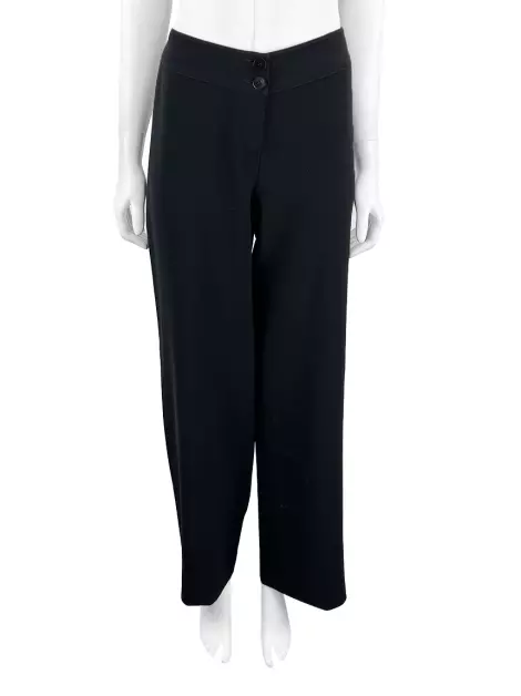 Calça Armani Collezioni Alfaiataria Preta