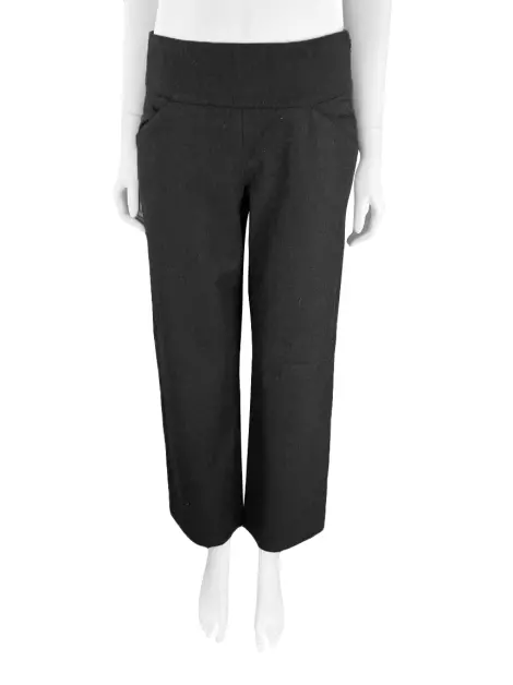 Calça Armani Collezioni Lã Cinza Escuro