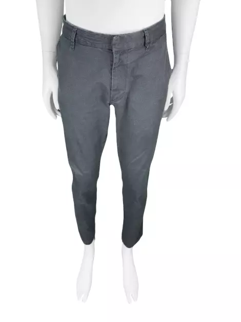 Calça Armani Exchange Reta Cinza