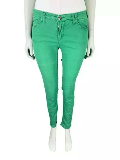 Calça Armani Jeans Skinny Verde