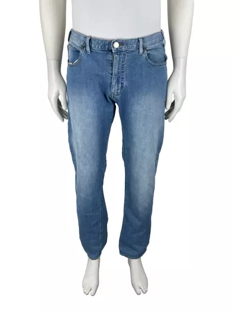 Calça Armani Jeans Slim Jeans Azul