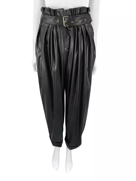 Calça Balmain Texturizada Preta