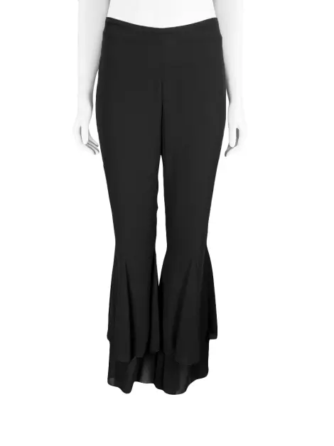 Calça Bebe Babados Preta