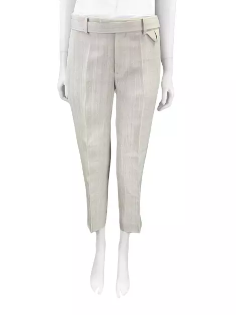 Calça Bottega Veneta Cropped Bege