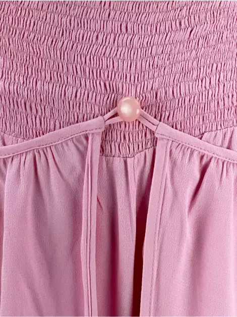 Calça byNV Tecido Rosa