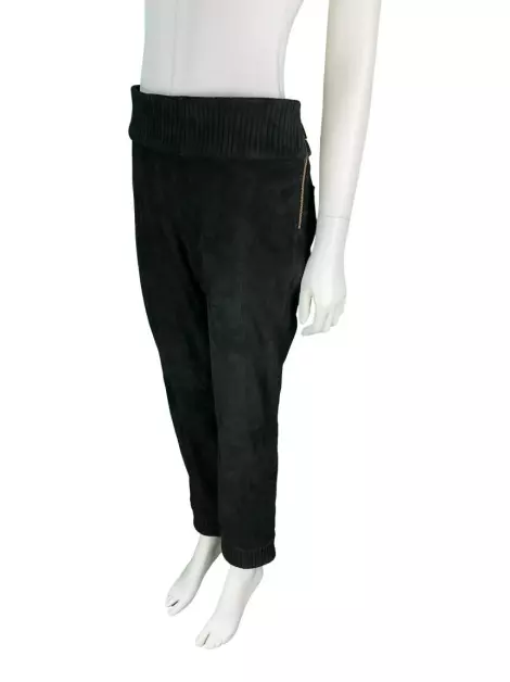 Calça Clé Camurça Preto