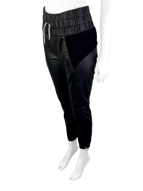Calça Clé Couro Preto