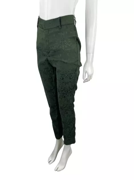 Calça Colcci Verde Texturizada