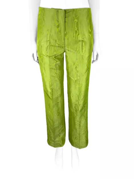 Calça COS Jacquard Verde