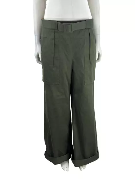 Calça Cris Barros Flare Verde